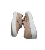 Espadrile dama Bugatti 37, piele intoarsa, crem - imagine 4