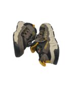 Adidasi copii Skechers 36, material textil, imitatie de piele, gri negru - imagine 4