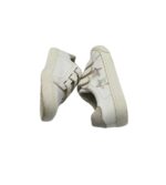 Tenisi copii M&S 33, imitatie de piele, alb - imagine 4