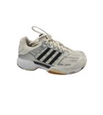 Adidasi barbati Adidas 40, imitație de piele, material textil, alb gri