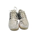 Adidasi barbati Adidas 40, imitație de piele, material textil, alb gri - imagine 3