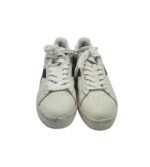 Adidasi barbati Diadora Game L Low Waxed 40, piele, imitatie de piele; alb negru - imagine 3