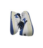 Adidasi barbati Nike Full Force Lo 41, piele, imitatie de  piele, alb albastru - imagine 4