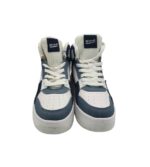 Adidasi dama Sprandi Beat Mid 39, material textil, alb albastru ,căptușiti - imagine 3