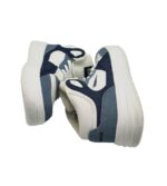 Adidasi dama Sprandi Beat Mid 39, material textil, alb albastru ,căptușiti - imagine 4