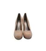 Pantofi dama Marco Tozzi 36, material textil, crem - imagine 3