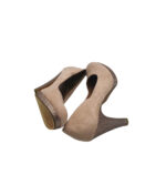 Pantofi dama Marco Tozzi 36, material textil, crem - imagine 4