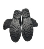 Cizme dama 39, imitație de piele, material textil, negru, imblanite - imagine 5