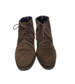 Ghete barbati Tommy Hilfiger 45, piele intoarsa, maro - imagine 3