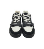 Adidasi barbati Kappa 41, imitatie de piele, alb negru - imagine 3