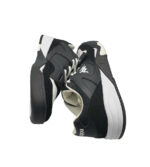 Adidasi barbati Kappa 41, imitatie de piele, alb negru - imagine 4