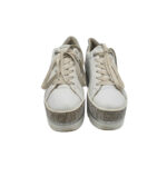 Adidasi dama Venice 37, imitatie de piele, alb - imagine 3