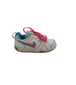 Adidasi copii Nike 35, piele, material textil, alb