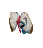 Adidasi copii Nike 35, piele, material textil, alb - imagine 4