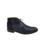 Ghete barbati Lloyd 43, piele, piele intoarsa, albastru