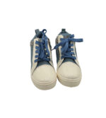 Adidasi dama 38, imitație de piele, material textil, albastru (talpa falsa) - imagine 3