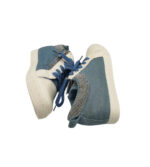 Adidasi dama 38, imitație de piele, material textil, albastru (talpa falsa) - imagine 4