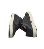 Adidasi barbati  41, imitație de piele, material textil, negru - imagine 4