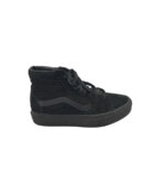 Tenisi dama Vans 39, piele intoarsa, negru