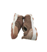 Adidasi copii Newfeel 35, piele intoarsa, maro - imagine 4