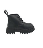 Ghete dama PiaoDu 36, imitație de piele, negru