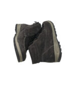 Ghete dama Ara 37, piele intoarsa, negru , imblanite - imagine 4