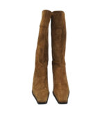 Cizme dama Peter Kaiser 37, piele intoarsa, maro - imagine 3