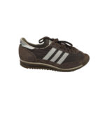 Adidasi dama Adidas 40, material textil, piele intoarsa, maro