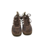 Adidasi dama Adidas 40, material textil, piele intoarsa, maro - imagine 3