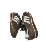 Adidasi dama Adidas 40, material textil, piele intoarsa, maro - imagine 4