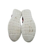 Adidasi barbati Adidas 42, material textil, piele intoarsa, rosu - imagine 5