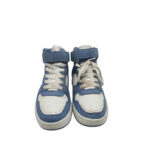 Adidasi copii Primark 36, imitație de piele, alb albastru - imagine 3