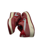 Adidasi dama Nike 43, piele intoarsa, rosu - imagine 4