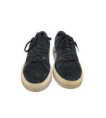 Adidasi dama Puma 41, piele intoarsa, negru - imagine 3