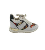 Adidasi dama Guess 37, imitație de piele, material textil, alb (talpa falsa)