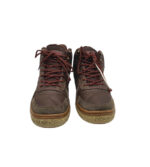 Adidasi barbati Gino Lanetti 43, imitație de piele, maro - imagine 3