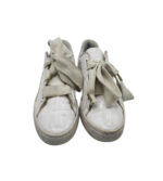 Adidasi dama Puma 40, imitatie de piele, alb - imagine 3