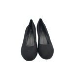 Pantofi dama Slin 40, material textil, negru - imagine 3