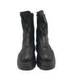 Ghete dama Kisser 39, imitatie de piele, negru - imagine 3