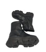 Ghete dama Kisser 39, imitatie de piele, negru - imagine 4