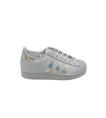 Adidasi dama Adidas Superstar C , piele, imitatie de  piele, alb