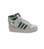 Adidasi barbati Adidas Forum Mid 42, piele, piele intoarsa, alb gri