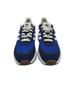 Adidasi barbati Adidas Redropy 45, material textil, imitatie de piele, albastru alb - imagine 3