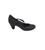 Pantofi dama Pakros 42, piele, negru