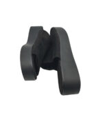 Saboti dama 41, material textil, negru - imagine 4