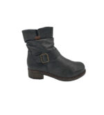 Ghete dama Luftpolster 37, imitație de piele, negru, imblanite