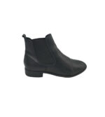 Botine dama Hallhuber 38, piele, negru
