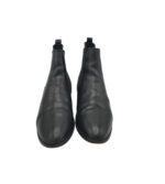 Botine dama Hallhuber 38, piele, negru - imagine 3