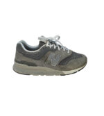 Adidasi barbati New Balance 45, piele intoarsa, gri