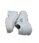Adidasi dama Kappa 39, imitatie de piele, alb - imagine 4
